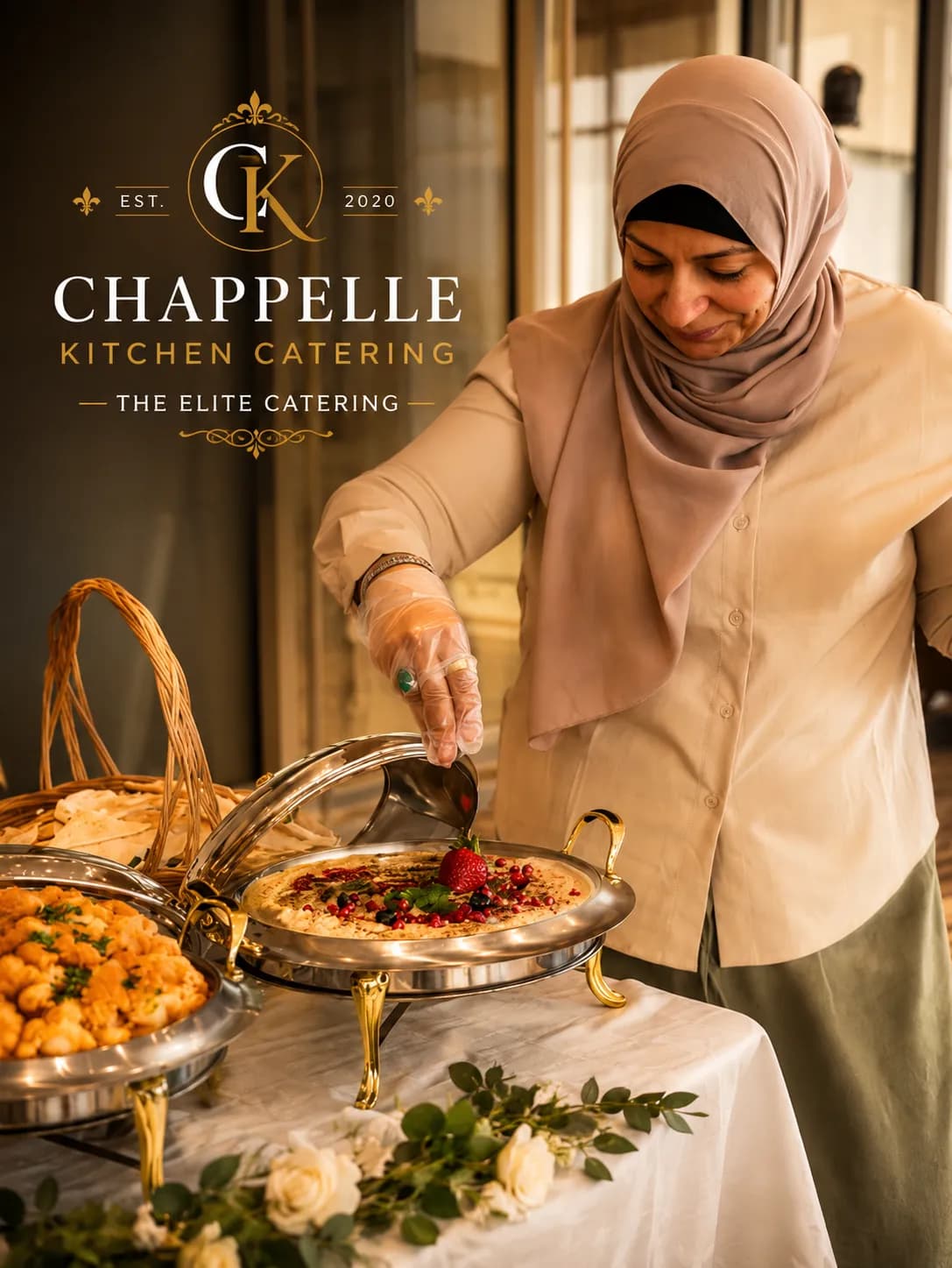 Mediterranean food presentation — 10