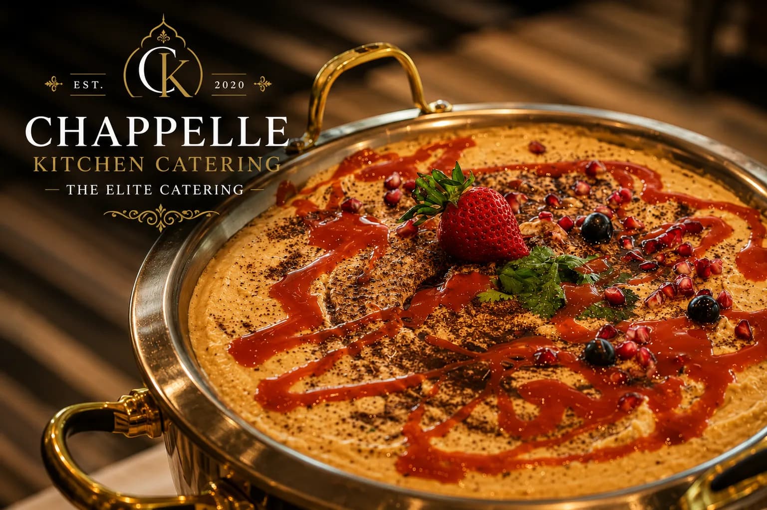 Mediterranean food presentation — 25b2d992-47de-48fb-a493-fca820f97861
