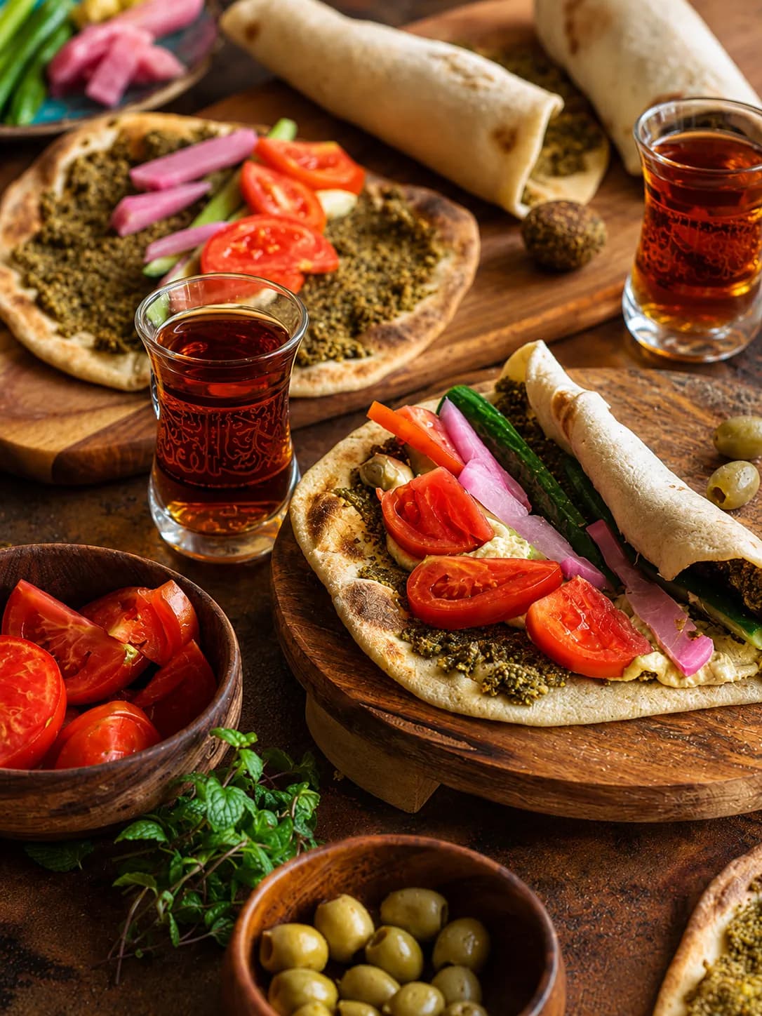 Mediterranean food presentation — 8
