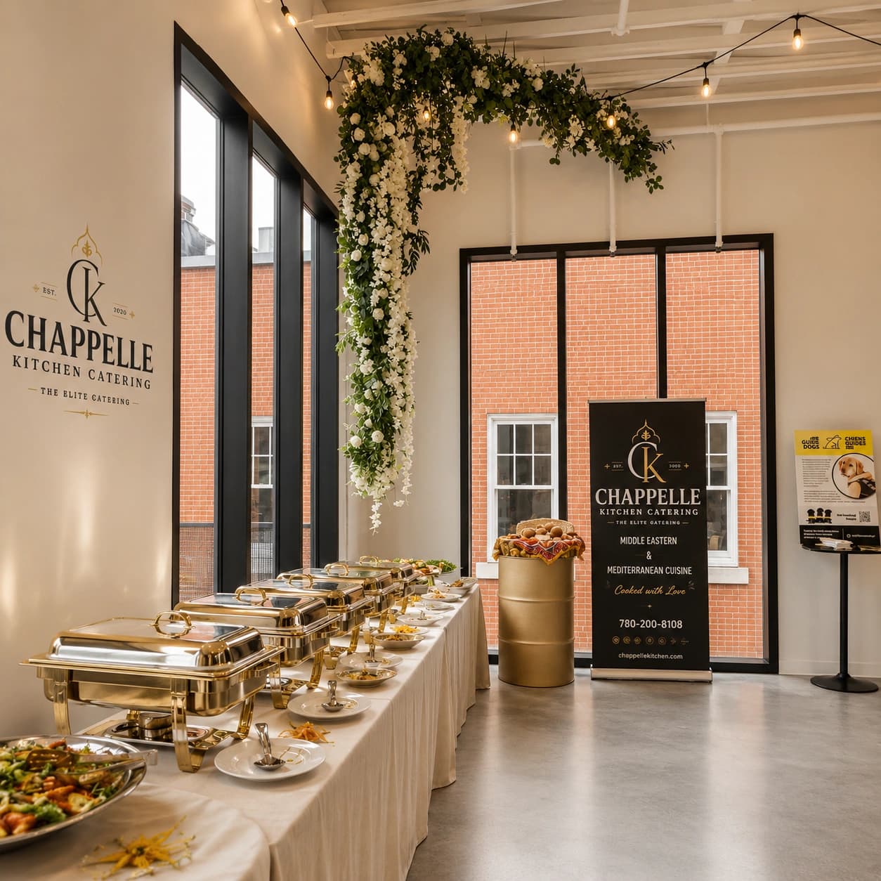 Private celebration catering with warm hospitality and elegant presentation